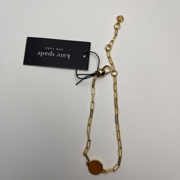 Kate Spade Initial K Chain Bracelet - NWT - Picture 6 of 6